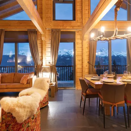 Walking Distance Lifts - 1800m - Villachalet Eu - La Pente Villa Les Collons